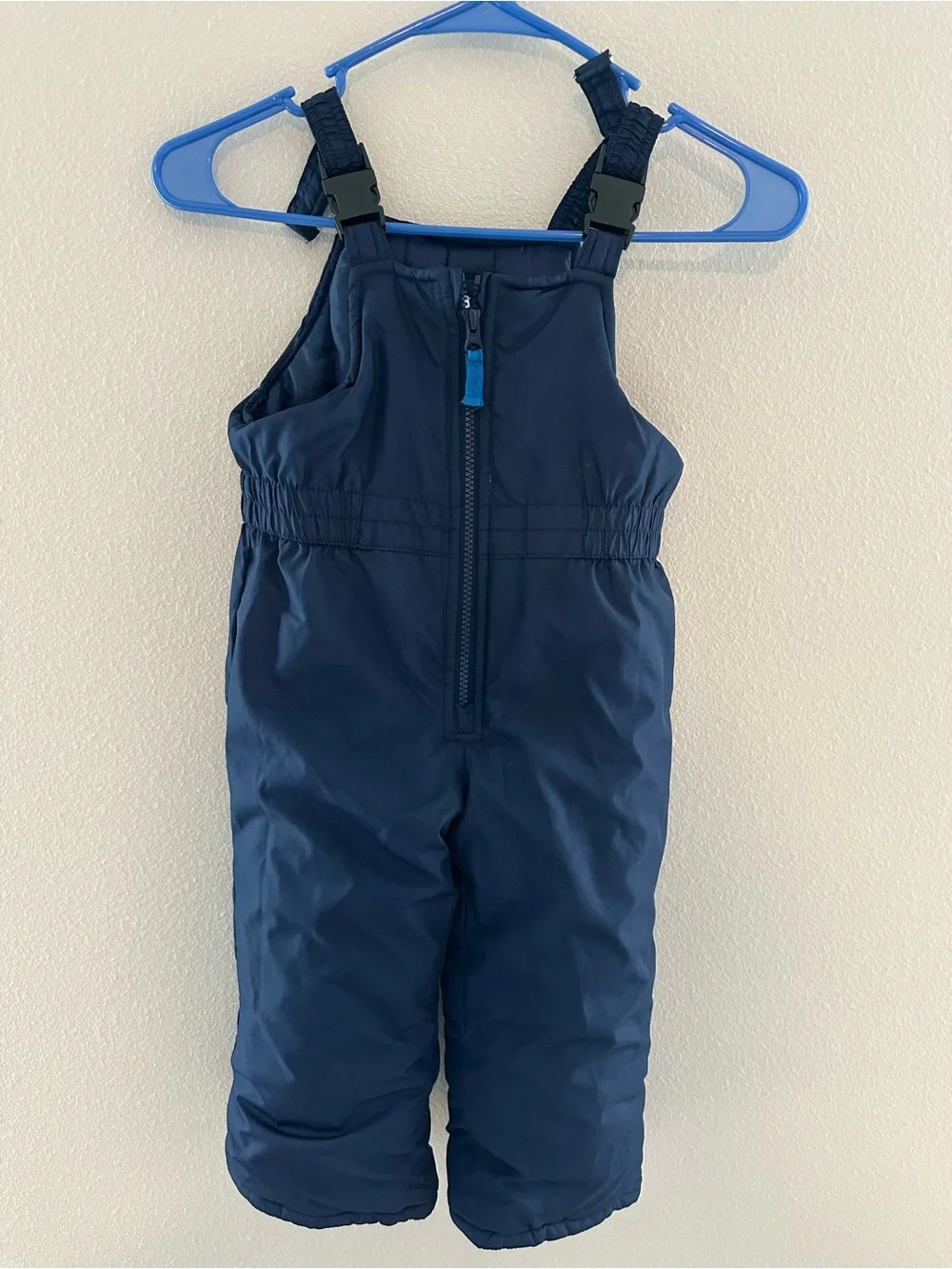Kids' Hooded Puffer Jacket and Snow Pants in Gray and Blue